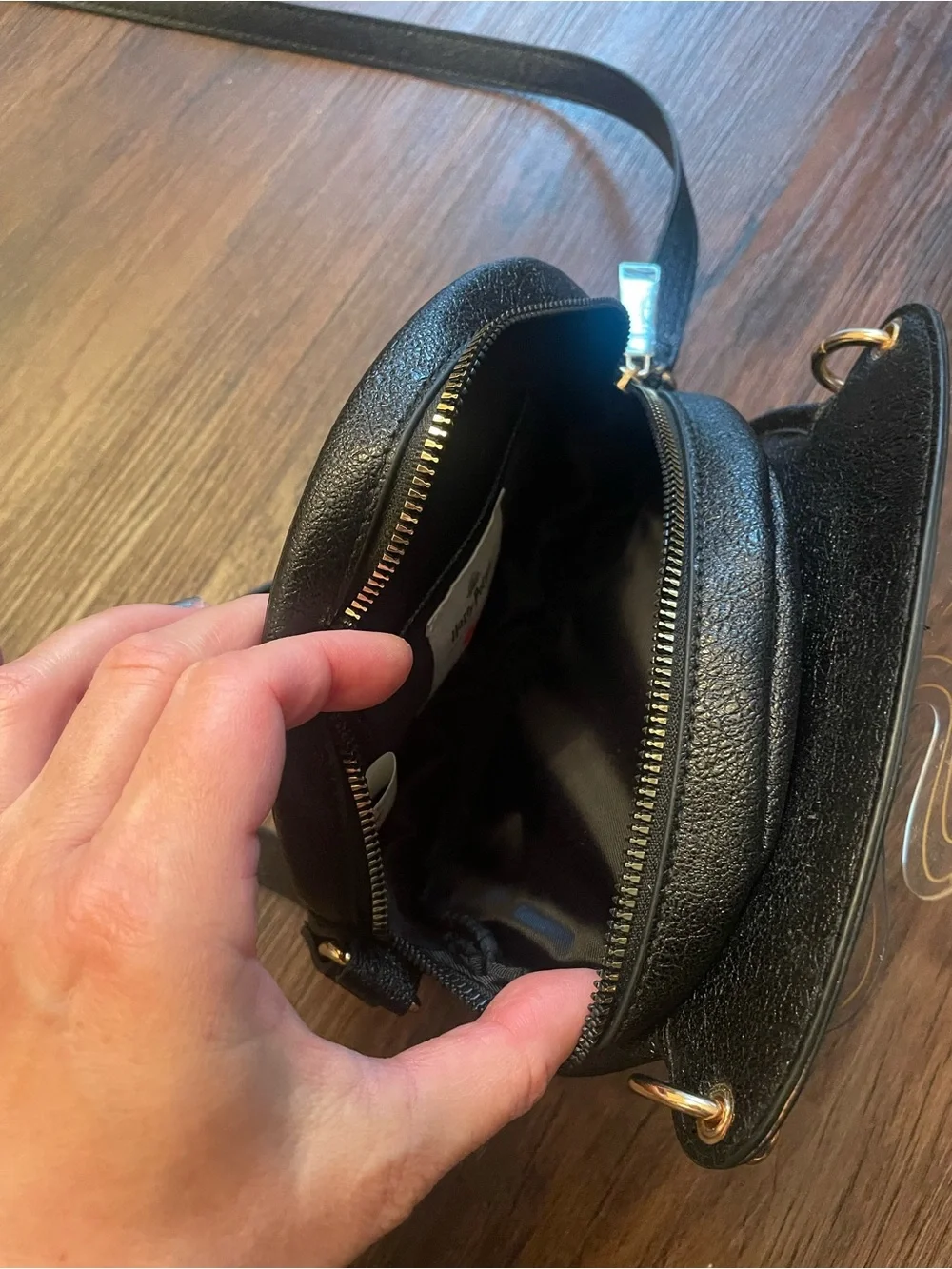 Fred Segal READ Harry Potter Hermione's Cauldron Black Crossbody Bag Purse NWOT - Picture 8 of 11